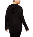 Ideology Womens Plus Fall Athletic Sweatshirt Blac