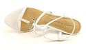 MARC FISHER JERICHO WHITE WOMEN'S SANDAL SHOES 8