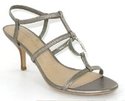 Marc Fisher Women's Jericho 2 Sandal (6, Pewter Mu