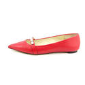 Michael Kors Jess Red Flat Womens Shoe 7M