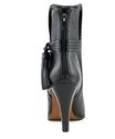 COACH Women's Jessie Black Silky Nappa Boot 8 M