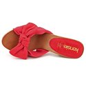 Kensie Girl Women's Jett Sandal Red Canvas 5.5M 