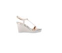 Calvin Klein Womens Jiselle Wedge Sandals Soft Whi