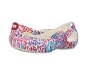 crocs Women's Kadee Floral W Flat, Raspberry, 10 M