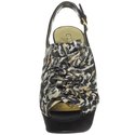 GUESS Women's Kailua Slingback Pump,Brown Multi Fa