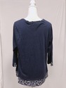 Karen Scott Blue Plus Size top 1X-NEW