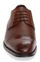 Karl Lagerfeld COGNAC Leather Captoe Oxford Shoes,