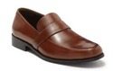 Karl Lagerfeld Paris Leather Loafers Cognac Men's 