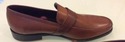 Karl Lagerfeld Paris Leather Loafers Cognac Men's 