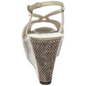 AK Anne Klein Women's Kathmandu Wedge Sandal,Natur