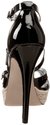 Guess Kendral Black Women's Platform Sandal Shoes 