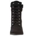 Madden Girl Women's Klaim Ankle Bootie, Black Fabr