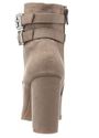 Madden Girl Women's Klaim Ankle Bootie, Taupe Fabr