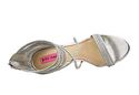 Betsey Johnson Kora Women US 5.5 Silver Sandals