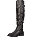 White Mountain Women's Lacona Harness Boot, Black,