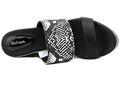 Style Co. Laineyy Wedge Sandals Blackwhite Snake (