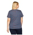 Lucky Brand Women's Plus Size Short Sleeve Allover