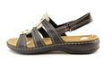 Clarks Leisa Daisy Womens Black Leather Sandal 7.5