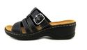 Clarks Women's Shoes  Lexi Alloy Black Leather 9.5