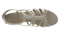 Nine West Women's Makaia Gladiator Sandal,White/Wh