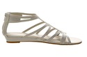 Nine West Women's Makaia Gladiator Sandal,White/Wh