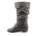 Material Girl Elation Womens Boots (5.5, Black)