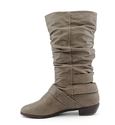 Material Girl Melation Taupe women Boots Size 8.5