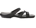 crocs Women's Meleen Twist Sandal, Black/Smoke, 7 