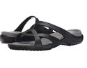 crocs Women's Meleen Twist Sandal, Black/Smoke, 7 