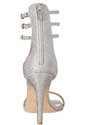 Jewel Badgley Mischka Women's REGINA Sandal, Silve