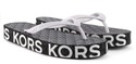 Michael Michael Kors Joey Flip-Flop Black 9 M