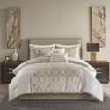 Madison Park Glam Polyester 7 Piece Comforter Set 