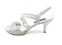 Nina Newark Womens Dress Sandals Shoes Silver 6