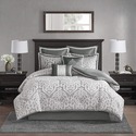 Madison Park Cozy Comforter Set Jacquard Damask Me