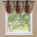 Achim Ombre Waterfall Curtain Valance - Autumn