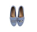 Bar III Opal Holy Cow Slip-on Shoes Denim 7m (7 M)