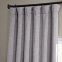 Faux Linen 50" X 96" Blackout Curtain Panel Clay