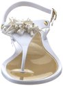 AK Anne Klein Women's Party Sandal,White,9 M US