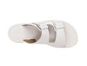 Clarks Women's Paylor Pax Slide,White Synthetic,US