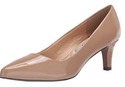 Easy Street Women's Pointe Dress Pump, Nude Patent