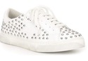 STEVEN by Steve Madden womens Riled Sneaker, White