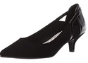 Easy Street Women's Fancy Pump, Black Lamy/Patent,
