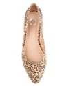Journee Collection Women's Devon Flat Leopard, 7M