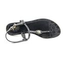 Coach Pier Shiny Jelly Open Toe Thongs Sandals Sho