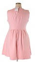 Monteau Solid Light Pink Casual Dress Size 1X
