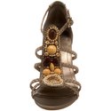 BCBG Women's Polands Sandal Golden Leather 8M New 