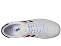 Polo Ralph Lauren Court Sneakers White w red/blue 