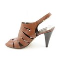 Bandolino Popfly Womens Size 8 Brown Peep Toe Leat