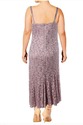 R&M Richards Purple Lace Sequined Dress-14