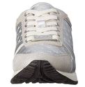 Bebe Women's Racer Walking Shoe, Silver, 7.5 M US